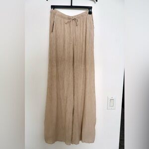 Abercrombie & Fitch Tan Wide Leg Jumpsuit